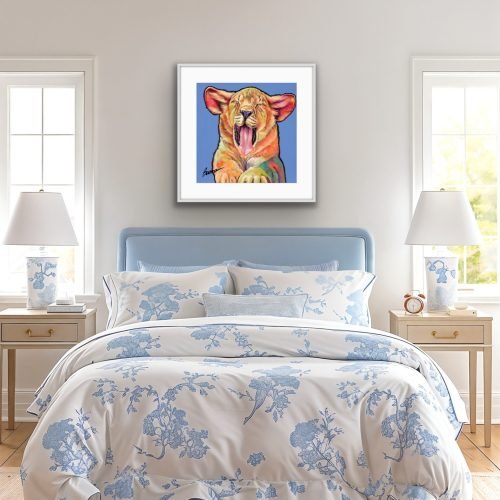 Azizi.24x24.Original.Framed